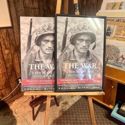 Lot 115 Two posters The War