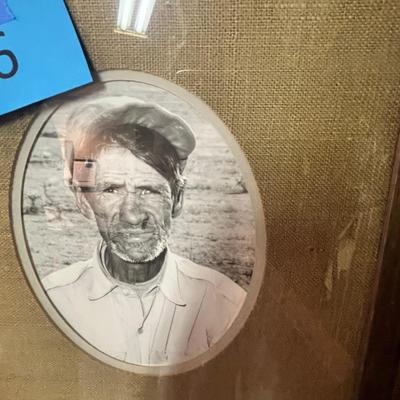Lot 116 Antique People photos framed