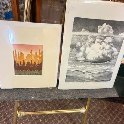 Lot 118 Scenery prints.