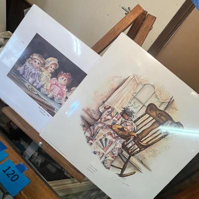 Lot 119 Children prints