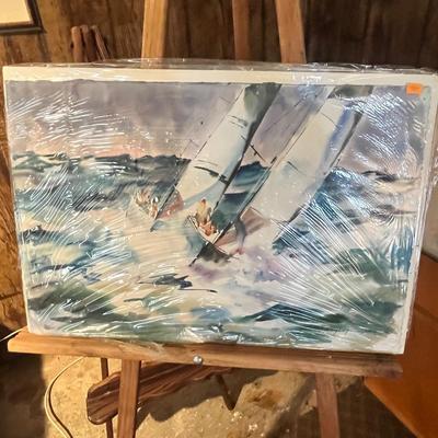Lot 124 Sailing Ships print