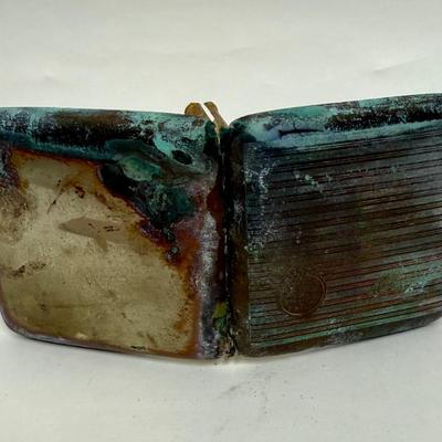 Antique Silverplated Copper Cigarette Case - c1910-1920