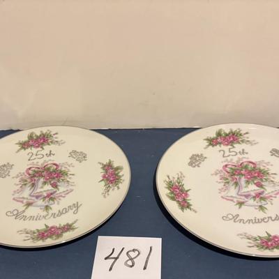 25 Anniversary Plates