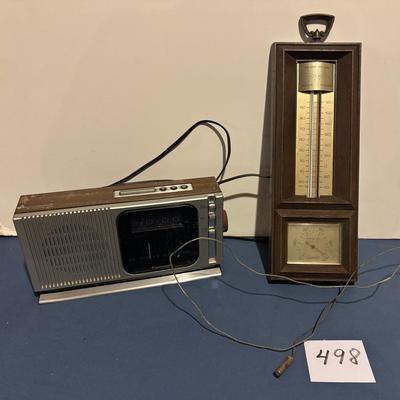 Barometer and Clock