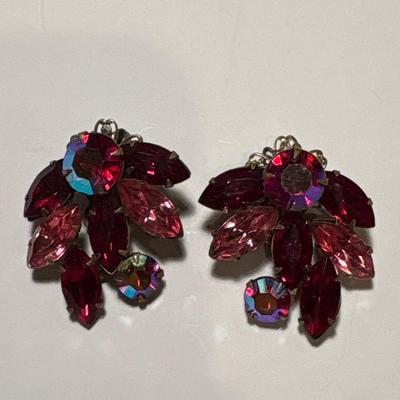 Beaujewels clip-on earrings