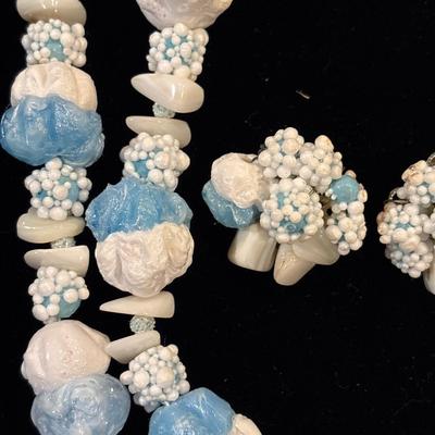 Vintage necklace & earrings