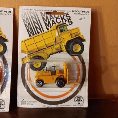 1976 MINI MACKS DIE-CAST MODEL TOYS SEALED