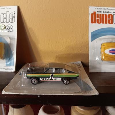 1977 DIE-CAST DYNA WHEELS MODEL TOYS, SEALED