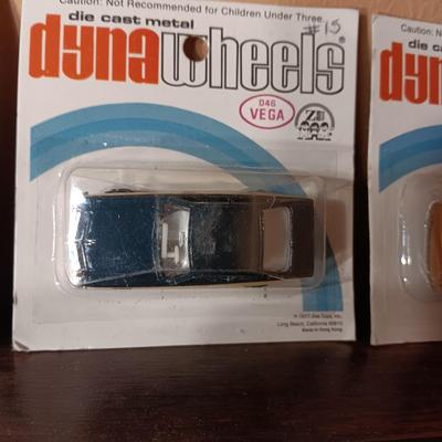 1977 DIE-CAST DYNA WHEELS MODEL TOYS, SEALED