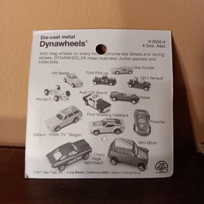 1977 DIE-CAST DYNA WHEELS MODEL TOYS, SEALED
