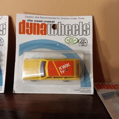 1977 DIE-CAST DYNA WHEELS MODEL TOYS, SEALED