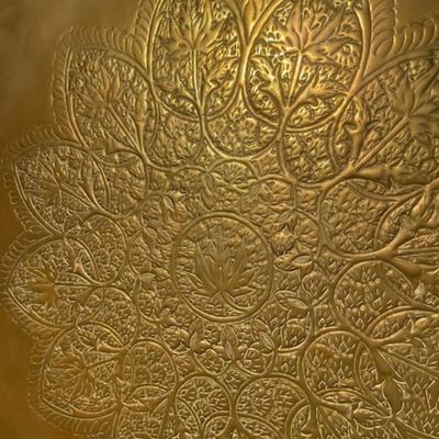 Mid Century Modern Brass Large Wall Decor