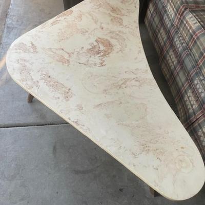 Mid Century Modern Stone Table