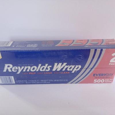 Kitchen Wrap Lot – Foil, Parchment, and Wax Paper – 5 Rolls Total