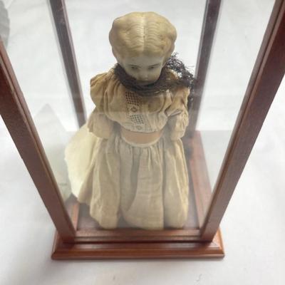 Antique Doll w Display and Paperwork ALL ORIGINAL FLAWLESS