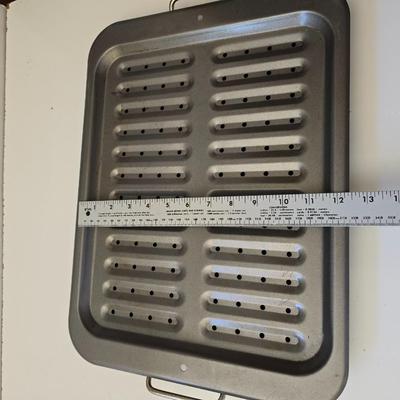 Stainless Steel Cookware & Broiler Pan Lot – 3-Piece Bundle