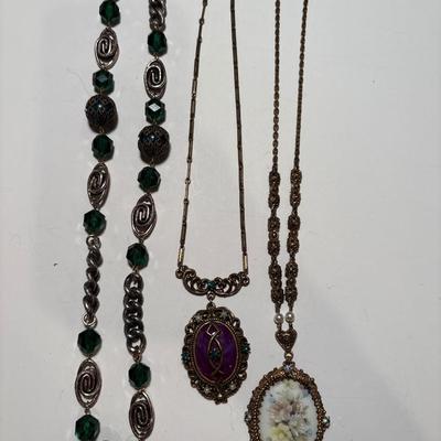 3 necklaces