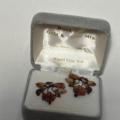 Black Hills Gold earrings