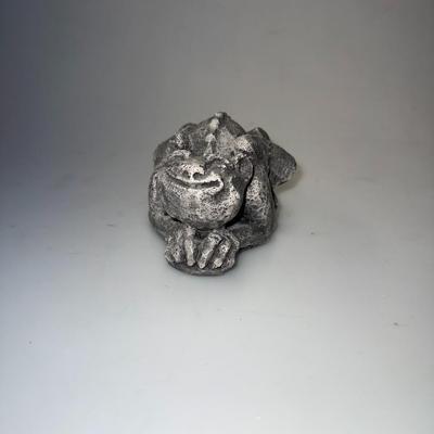 Vintage Smiling Gargoyle Figurine 6" Statue Facsimilies Ltd.