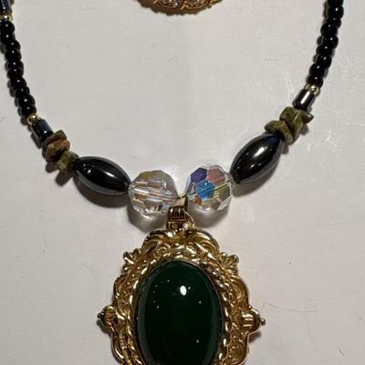 Necklaces, earrings & pins