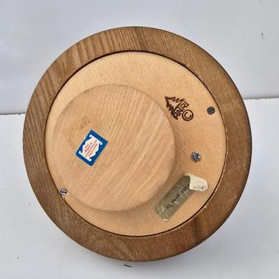 ANRI Italy Wood Music Box – “As Time Goes By” – Hand Carved & Painted