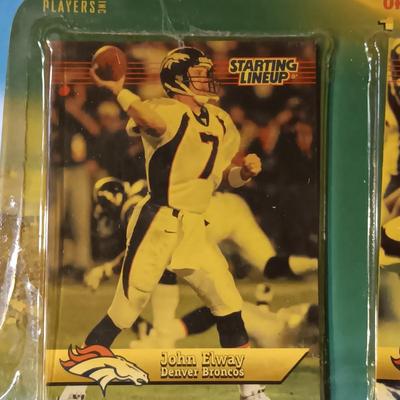 STARTING LINEUP 1996 JOHN ELWAY, CLASSIC DOUBLES 1999 & JOHN ELWAY PRO ACTION