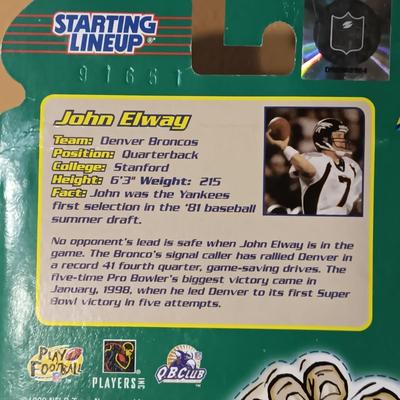 STARTING LINEUP 1996 JOHN ELWAY, CLASSIC DOUBLES 1999 & JOHN ELWAY PRO ACTION