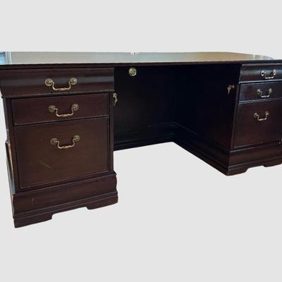 Executive Six Drawer Desk