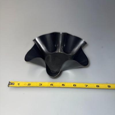 NonStick Black 2.5x6.5 Fluted Brioche Bundt Tortilla Taco Shell Molds (4)