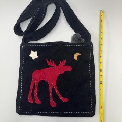 Red Moose bag with Star and Moon
