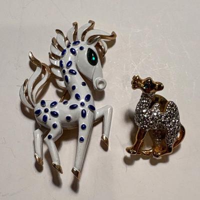 Vintage animal pins