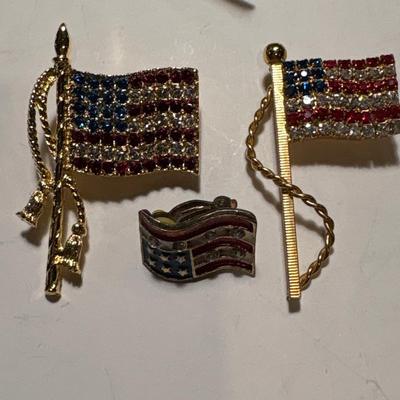 Flag pins