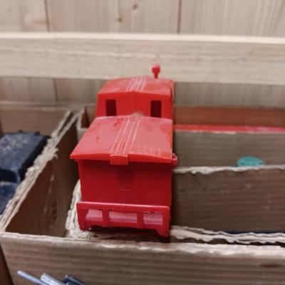 MARX STREAM LINE STEAM TYPE ELECTRIC TRAIN WITH EXTRAS