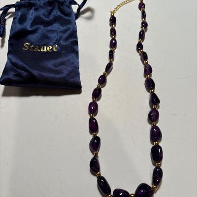 Stauer amethyst (?) necklace