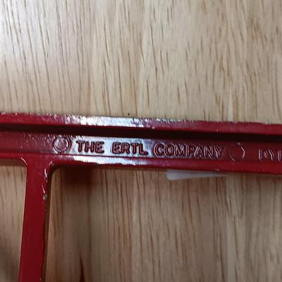 ERTL INTERNATIONAL DIE-CAST TRAILING PLOW AND DRAG HARROW TOYS