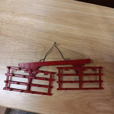 ERTL INTERNATIONAL DIE-CAST TRAILING PLOW AND DRAG HARROW TOYS
