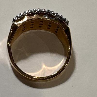 18K GF cocktail ring