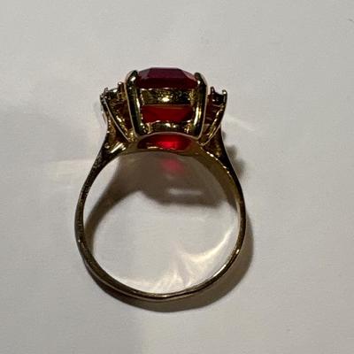 18K GF cocktail ring