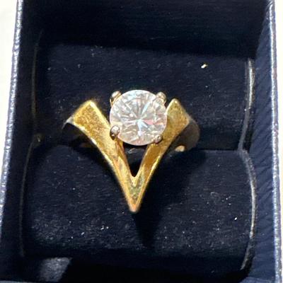 18K GF cocktail ring
