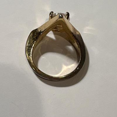 18K GF cocktail ring