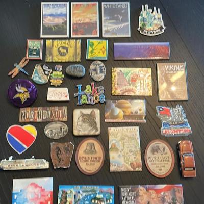 Sale Photo Thumbnail #9: Magnet s from all over! Fill up the fridge with fun magnets!