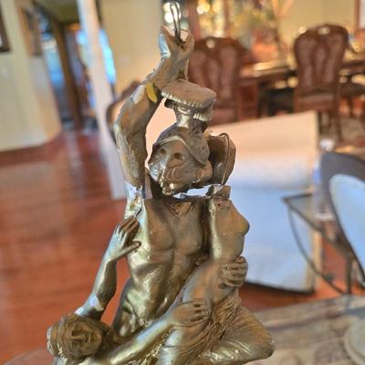 Broken statue