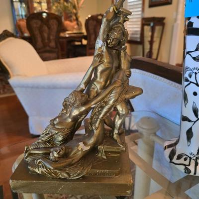 Broken statue