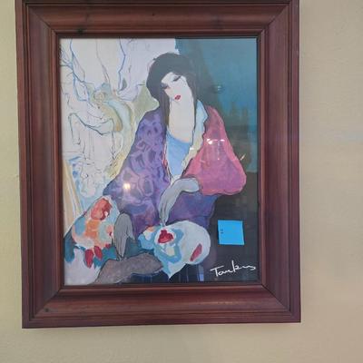 Framed Print- by Itzchak Tarkay