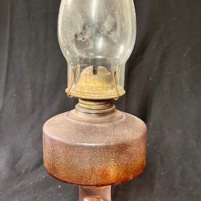Vintage Eagle oil burning lamp
