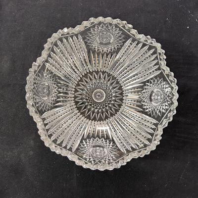 American Brilliant cut glass bowl