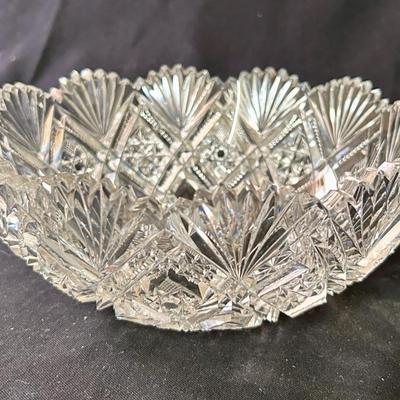 American Brilliant cut glass bowl #2