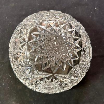 American Brilliant cut glass bowl