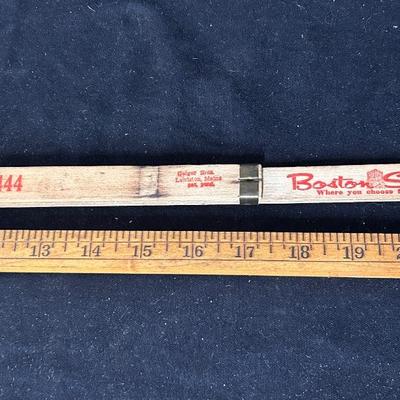 2 Vintage measuring sticks