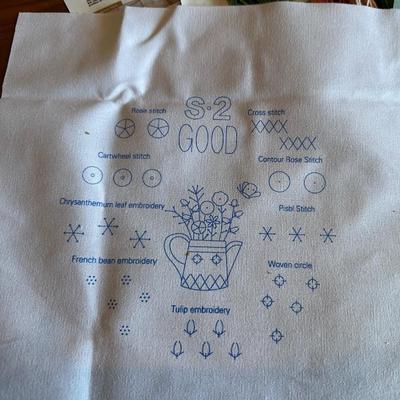 Embroidery kits - 4 kits